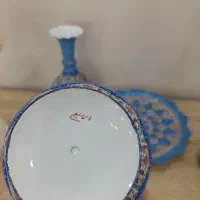 ظروف مسی میناکاری اصل اصفهان با امضای اصل|صنایع دستی و سایر لوازم تزئینی|قم, شهرک شهرداری|دیوار