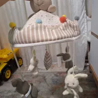 آویز موزیکال تخت کودک کاملا نو