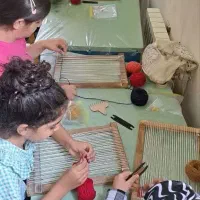 دار گلیم دانش آموزی|تابلو فرش|ساری, |دیوار