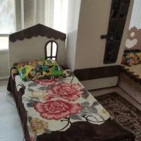 تخت و کمد نوزاد نوجوان وکیوم با تشک طبی|تخت و سرویس خواب|تبریز, |دیوار