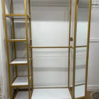 رگال لباس آینه دار و شال|کتابخانه، شلف، قفسه‌های دیواری|تهران, شهرک آپادانا|دیوار