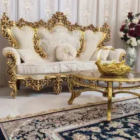 مبل سلطنتی مبلمان استیل ۹نفره چوب اصلی|مبلمان خانگی و میز عسلی|مشهد, بلال|دیوار