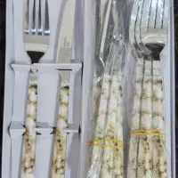 ست چاقو و جنگال میوه خوری و قاشق بستنی خوری|ظروف سرو و پذیرایی|رامهرمز, |دیوار