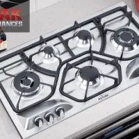 اجاق گاز steel شیشه ای روگازی صفحه ای چدن جدید|اجاق گاز و لوازم برقی پخت‌وپز|تبریز, |دیوار