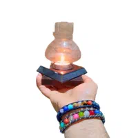 جاشمعی چوبی مدل شیشه ای هدیه و دکوری