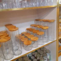 جا جبوباتی پنج تایی شیشه ای در بامبو اک|ظروف نگهدارنده، پلاستیکی، یک‌بارمصرف|قم, شهرک فاطمیه|دیوار