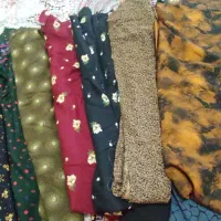 پارچه حریر سنگی و متات و نخی