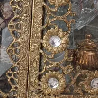 بوفه برنجی اصل|بوفه، ویترین، کنسول|میانه, |دیوار