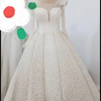 لباس عروس تاج تور سر ژپن|لباس|زاهدان, |دیوار