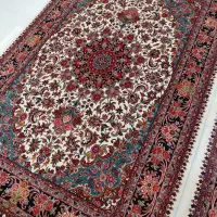 فرش دست باف پشم و ابریشم  افشار|فرش|همدان, |دیوار