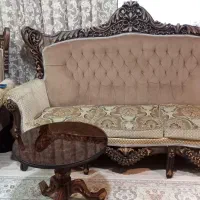 مبل سلطنتی هفت نفره با دو میزبان|مبلمان خانگی و میز عسلی|سرخه حصار, |دیوار