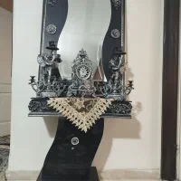 میزتلویزیون وآینه شمعدان