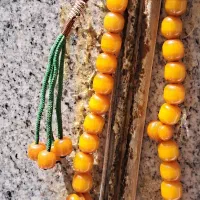 تسبیح سندلوس مسکاوی کهنه عتیقه