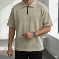 تیشرت نیم زیپ مراکش( گالری سجاد )