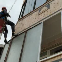 کار با طناب در ارتفاع بدون داربست(راپل)پیچ رولپلاک