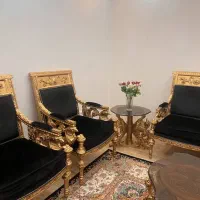 مبل سلطنتی کلکسیونی نو نو به همراه میز ناهار خوری|مبلمان خانگی و میز عسلی|تهران, بوستان چیتگر|دیوار