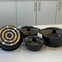 قابلمه گرانیت ۸ پارچه طرح فیلون  - ارسال رایگان