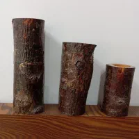 شمعدان چوبی