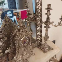 آینه و کنسلول شمعدان و ساعت|بوفه، ویترین، کنسول|تهران, گلستان (شهرک راه آهن)|دیوار