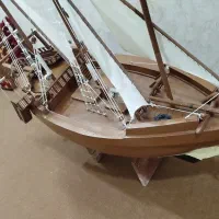 ماکت کشتی|مجسمه، تندیس، ماکت|بندر کنگان, |دیوار