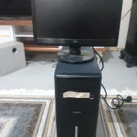 کیس کامپیوتر نسل چهار  مانیتور AOC