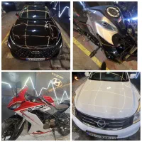 صافکاریpdrتگرگ زدگی نانوسرامیک رنگ آمیزی خودرو