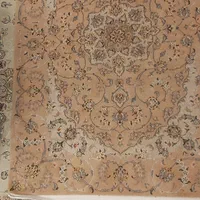 قالیچه ذرع و نیم کاشان کرک و ابریشم اصل|فرش|تهران, فدک|دیوار