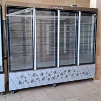 یخچال ایستاده ۴ درب بدون برفک داخل استیل