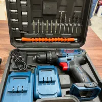 دریل شارژی باس با لوازم