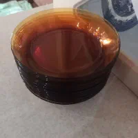 بشقاب عسلی خورشت خوری پیرکس عسلی|ظروف سرو و پذیرایی|کرج, شاهین‌ویلا|دیوار