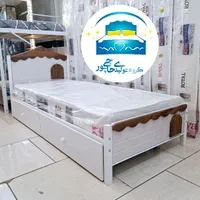 تخت خواب یک نفره حاجی پور(تختخواب ۱یکنفره)تشک کلبه