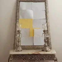 آینه شمعدان برنج اصل به شرط تست