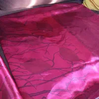 پارچه ساتن کنار پرده