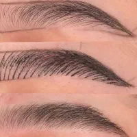 میکروبلیدینگ ابرو  حتی روی تاتو قدیمی