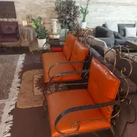 صندلی باغ ومبل آهنی یا فلزی فرفرژه