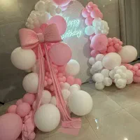 بادکنک ارایی گل ارایی  اجاره  میز صندلی