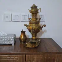 سرویس سماور ذغالی برنز