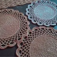 زیر بشقابی کار دست