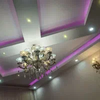 فروش یک عدد لوستر برنزو به همراه دیوارکوب ست  جدید|لوستر و چراغ آویز|تاکستان, |دیوار