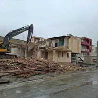 خاکبرداری بیل مکانیکی تخریب گودبرداری خاکریزی