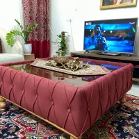 پاف و میز وسط‌ مبلمان|مبلمان خانگی و میز عسلی|گلپایگان, |دیوار