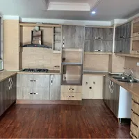 کابینت ام در اف سالم با گاز صفحه ای و سینگ ،هود