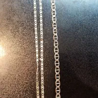 نیم ست زنجیر و دستبند نقره