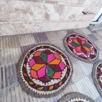 نمد های سنتی گرد قطر۱۲۰|گلیم، جاجیم، گبه|یاسوج, |دیوار