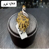 انگشتر و آویز زیبای طرح طاووس ترند|جواهرات|اردبیل, |دیوار