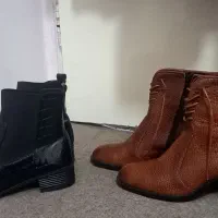 نیم بوت چرم و ورنی سایز۴۰ و ۳۹|کیف، کفش، کمربند|مشهد, هنرستان|دیوار