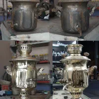 سماور گازی ۴ تا ۱۲ لیتری برنجی و استیل/سماورسازی|سماور، چایساز، قهوهساز|یزد, |دیوار