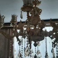 لوستر برنز کاملا نو و سالم دو عدد جفت|لوستر و چراغ آویز|ماهدشت, |دیوار