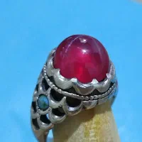 انگشتر یاقوت قدیمی معاوضه گوشی