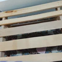 تخت نوجوان سفید رنگ|تخت و سرویس خواب|تربت‌حیدریه, باغ ملی|دیوار